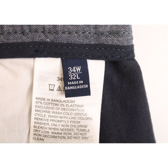 Nautica Men's Classic Fit Deck Pant True Navy Sz 34X32 - Picture 11 of 14